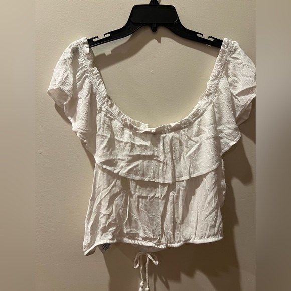 American Eagle White Crop Top - Picture 6 of 7